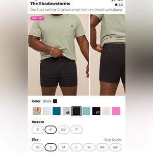 Chubbies mens “The Shadowstorms”